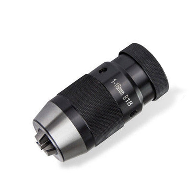 B18 1-16mm selvspændende nøglefri borepatron &  mt2-b16 dorn til drejebænk  mk2 passer til næsten alle boringer og drejebænke