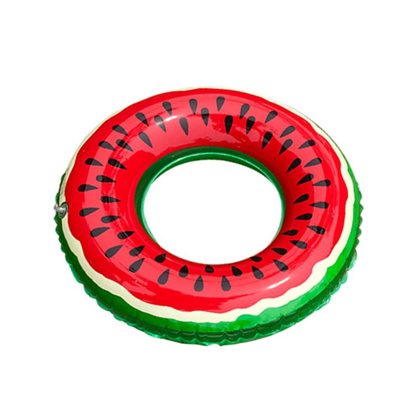 Sikkert vandmelon oppustelig svømning ring svømning pool svømme cirkel omgange voksne børn strand legetøj