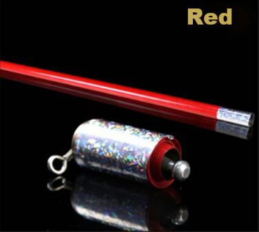 Appearing Cane Wand Stick Stage Magic Tricks Props Toys Magician Magia: Red