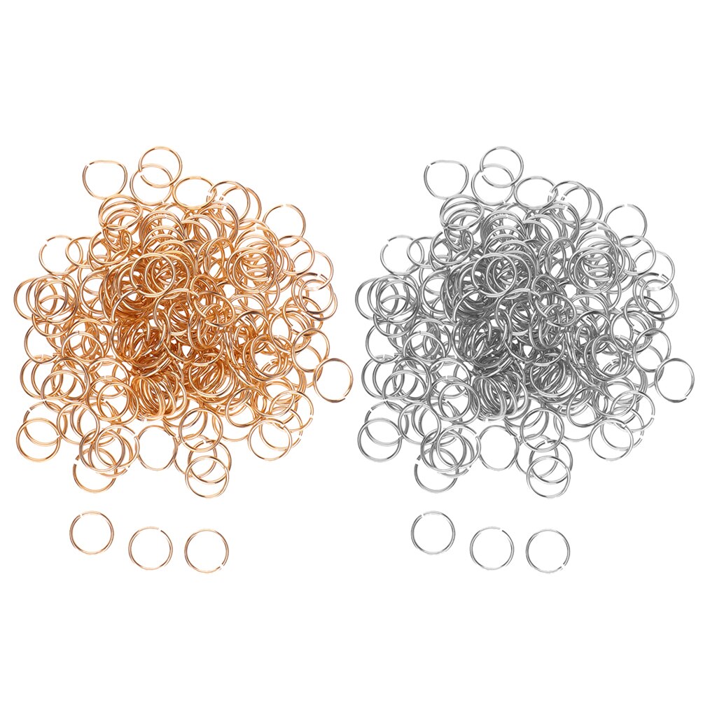 Lot 400 Hair Braid Rings Loop Clips Hair Hoops for Dreadlock Braiding