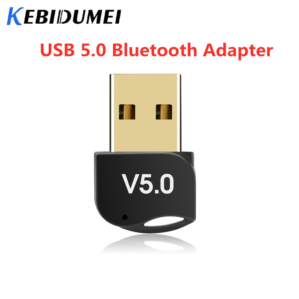 Kebidumei Usb 5.0 Bluetooth Adapter Dual Mode Draadloze Bluetooth Muziek Sound Receiver Adapter Bluetooth Zender Usb Ontvanger