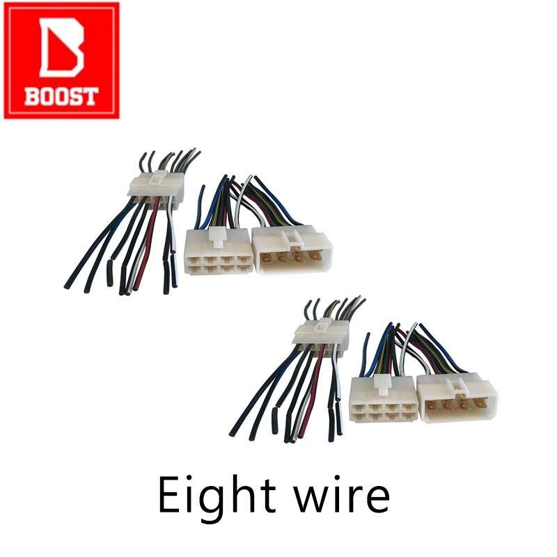 4 Paar 2.0 Ph Mannelijke Vrouwelijke Connector Met Draad Kabels 100Mm 200Mm 2P 3P 4P 8Pin Plug: 8Port-4pair