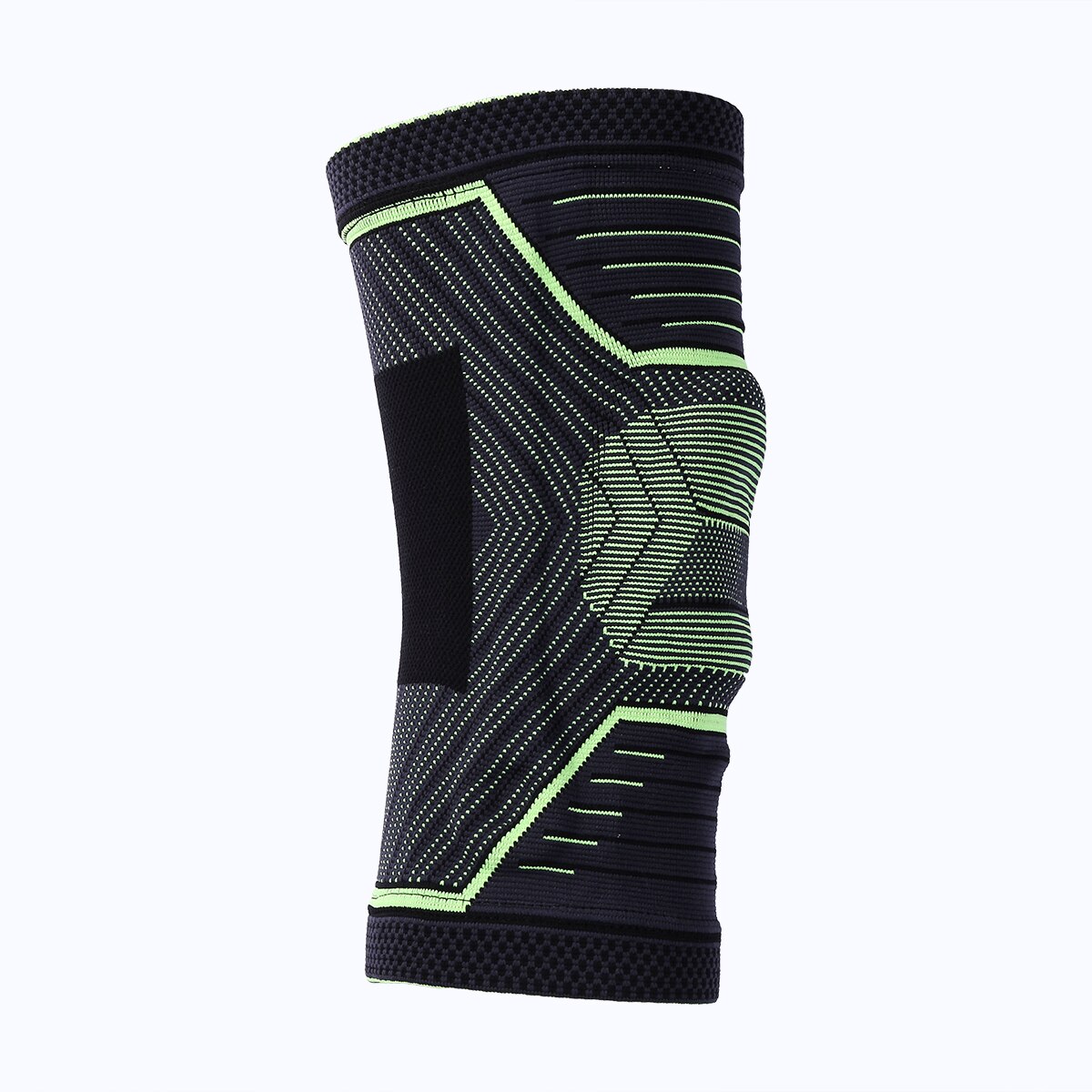Fitness löpning cykling knästöd hängslen elastisk nylon sport kompression knäskydd: Grön / L