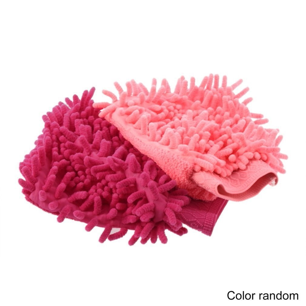Fibre Ultrafine mitaine microfibre ménage lavage de voiture lavage de voiture nettoyage de voiture gant sec anti-rayures pour voiture nettoyage couleur aléatoire