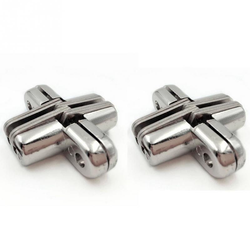 2pcs Door Hinge Stainless Steel Invisible Hinges Concealed Barrel Wooden Box Home improvement Hardware