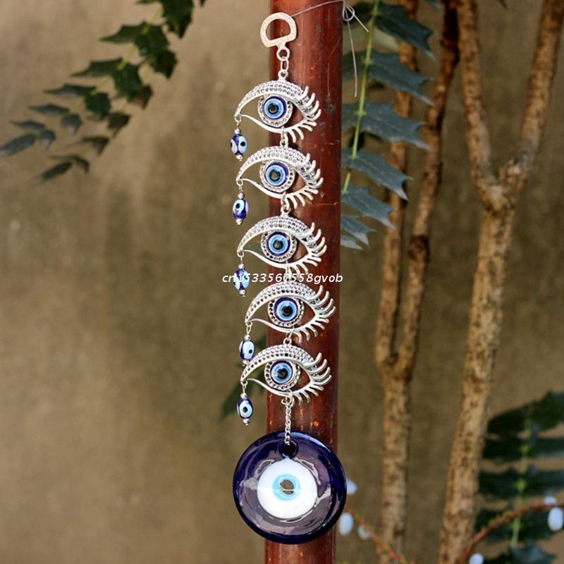 Türkische Blau böse Auge Amulette Zauberstab Hängen Anhänger Wohnkultur Ornament Schutz Segen Glück