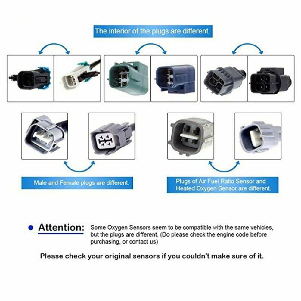 4pcs/set Upstream Downstream Oxygen Sensor O2 Sensors For GMC Yukon Chevy Tahoe