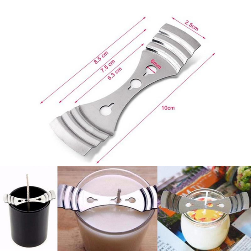 1Pcs Metalen Kaars Wieken Houder Centrering Apparaat Kaars Maken Levert Kaarshouder Diy Handgemaakte Accessoires Gereedschap