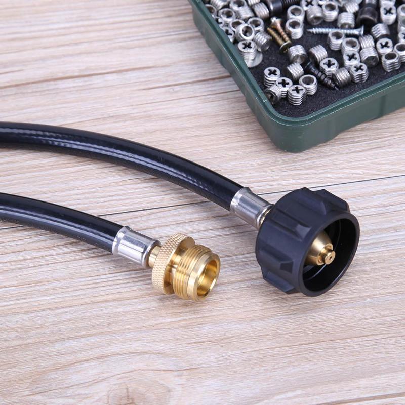 High Pressure Adapter Hose Propane Replacement liquefied petroleumQCC1 Converter Tank Adapter 1lb 20lb Outdoor Stove Accessories