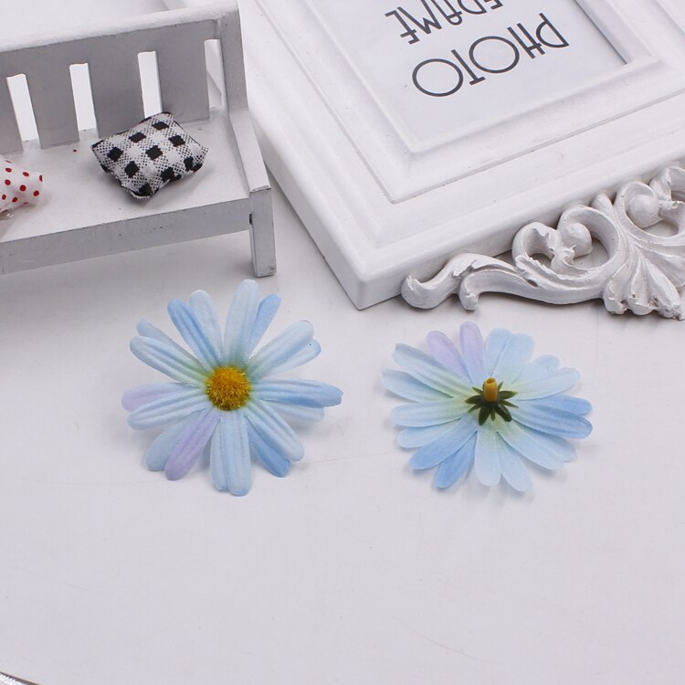 Cabeça de flor artificial de 6cm, cabeça de flor artificial diy, wreath, corpete de noiva, natal, dia das bruxas, decoração de caixa de presente de casamento, arco de casamento com 10 peças flores