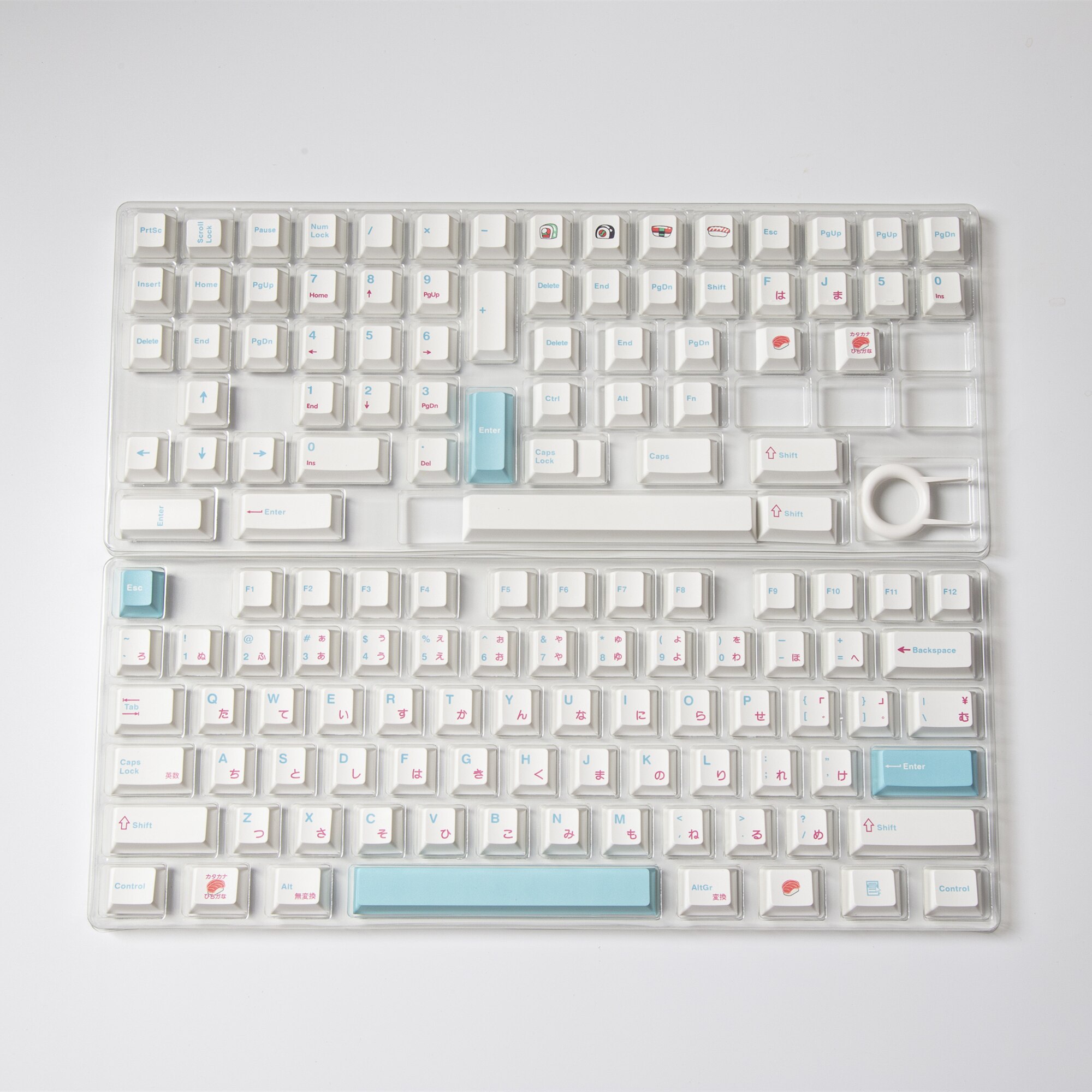 GMK Sushi-Teclas de perfil de cereza, teclas de 127 teclas, PBT, DYE, SUB, para teclado mecánico Mx Switch, GMMK Pro Cherry: Default Title