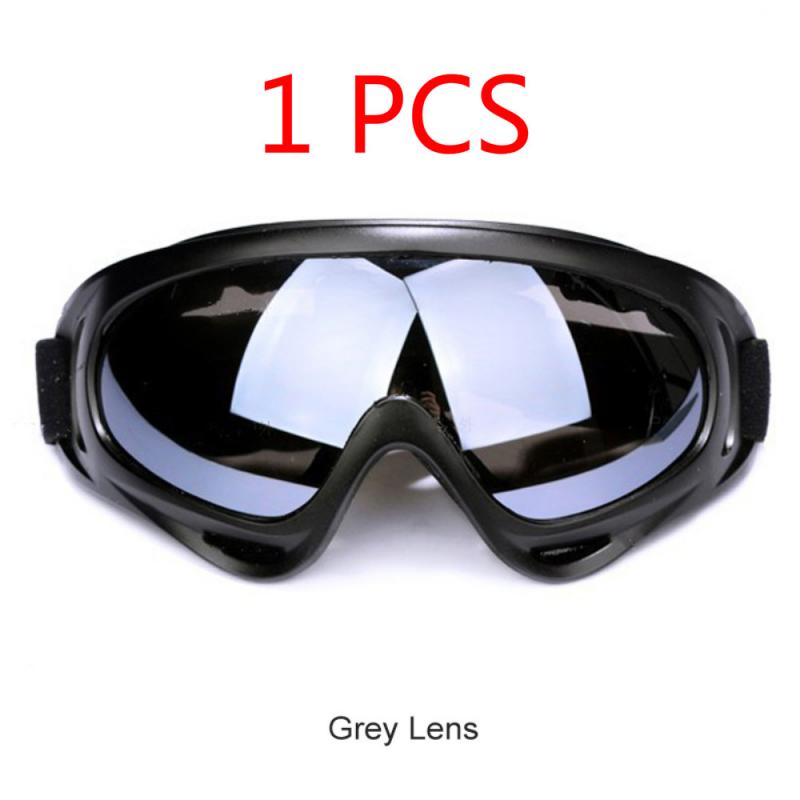 Motocross briller hjelm scooter udendørs dirt bike solbriller retro motorcykel briller off-road gafas: 1 grå