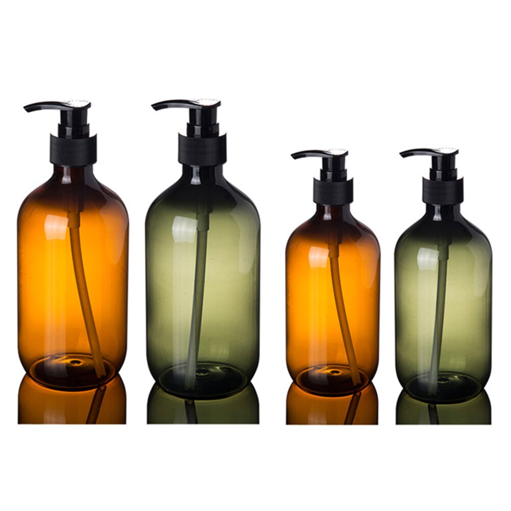 300/500ml badrum bärbara tvål dispensers lotion schampo dusch gel hållare tvål dispenser tom bad pump flaska