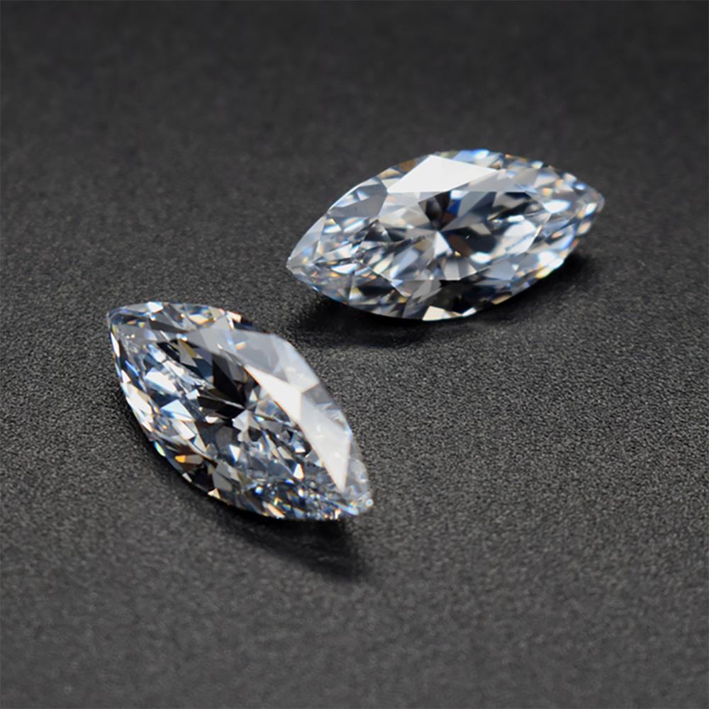 Szjinao-piedra moissanita suelta de , 5x10mm, corte de marquesa de 1 quilate, excelente GRA moissanita para joyería, Material de diamante