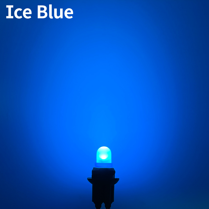 10 pièces T10 5W5 baïonnette 1SMD LED Pinball Machine ampoule lampe Non fantôme Anti scintillement DC6V blanc jaune ambre rouge rose: Bleu profond
