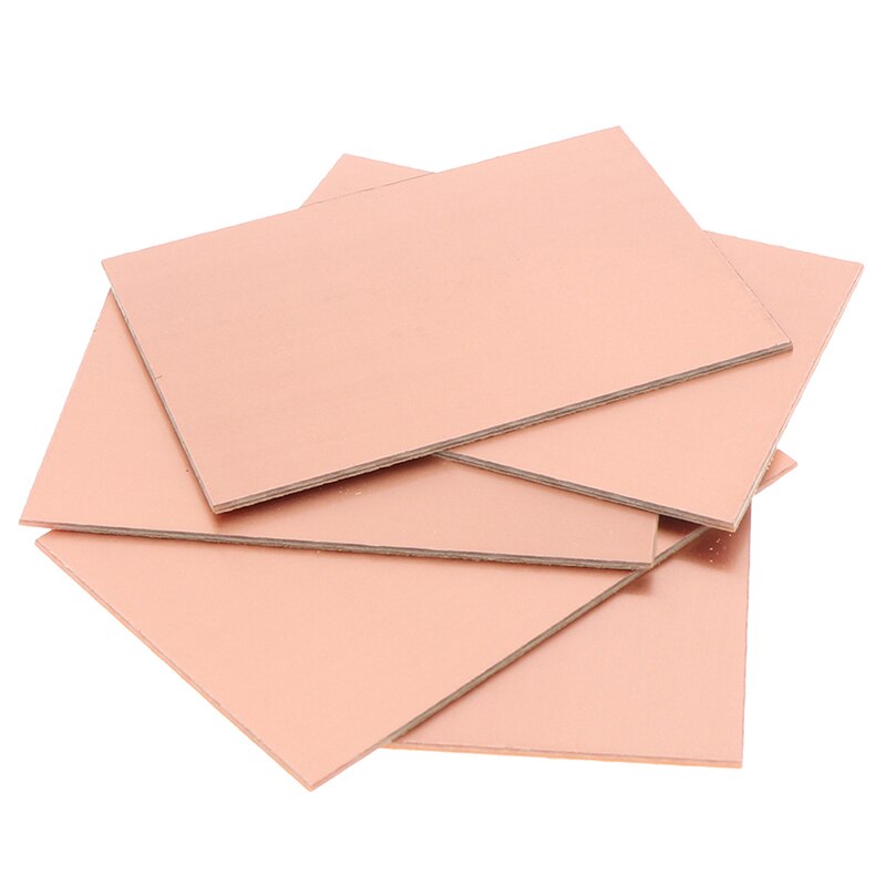 5 stk 7*10cm forsterket enkeltside nyttig kretskort kobberbelagt tallerken laminat universell kretskort glassfiber