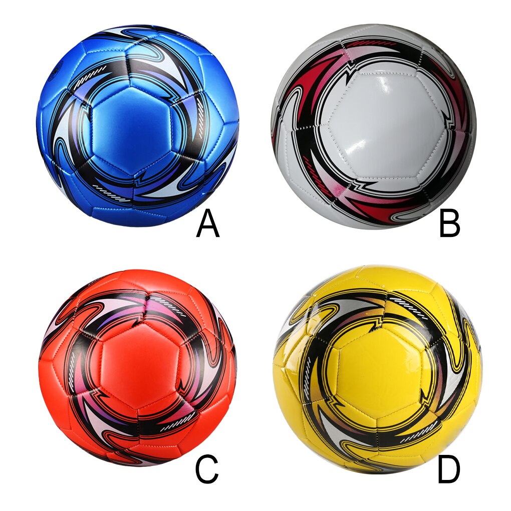 Pu leather football ball, adult school professional footballs, size e 5 outdoor portable training sport white: Yellow