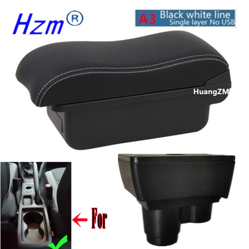 For Renault Dacia Duster 2 3 Ⅱ Ⅲ Armrest Box Auto Central Console Storage Car Accessories with USB Charging: A3 white line No USB