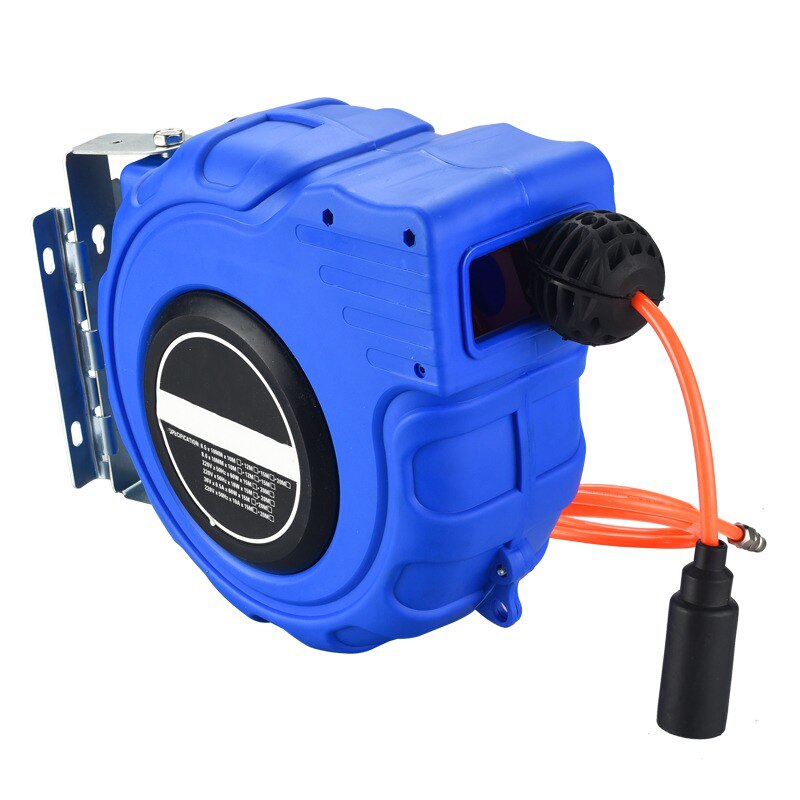 Wall Mounted Automatic Reel 10m Retractable Garden Hose Pipe Reel Water Outdoor Spray Water Garage Tool Car Cleaning Tools