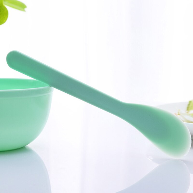 1 set doe-het-zelf masker make-up zachte mengkom stokje zachte plastic lepel stokje make-up gereedschapsset willekeurige kleur maquiagem