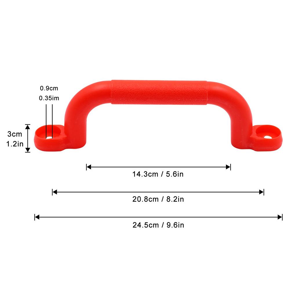 1 Pair Kids Children Playground Safety Nonslip Handle Mounting Hardware Kits Climbing Frame Swing Toy Accessories