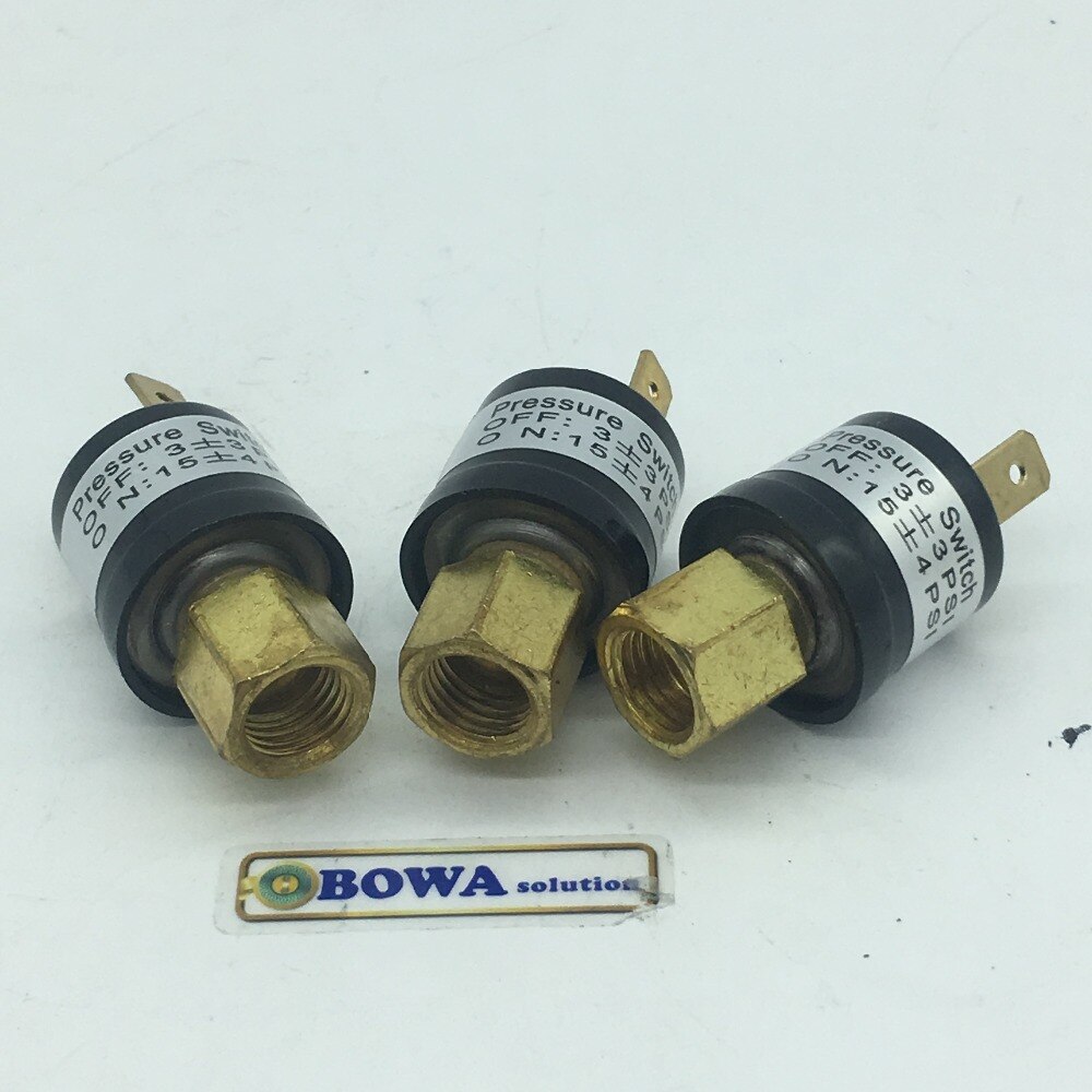 18bar OFF & 13 ON pressure switches are mounted directly onto R134a refrigeration systems where pressure regulation is required.