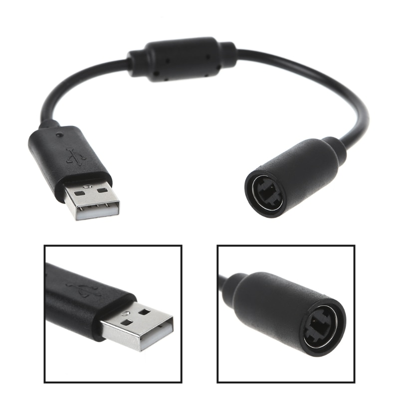 USB Breakaway Kabel Adapter Cord Vervanging Voor Xbox 360 Bedrade Game Controller