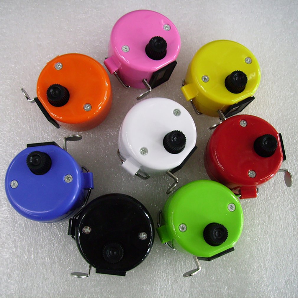 Clicker 4 Digit Number Counters Plastic Shell Hand Finger Display Manual Counting Tally Clicker Timer Soccer Golf Counter dropsh