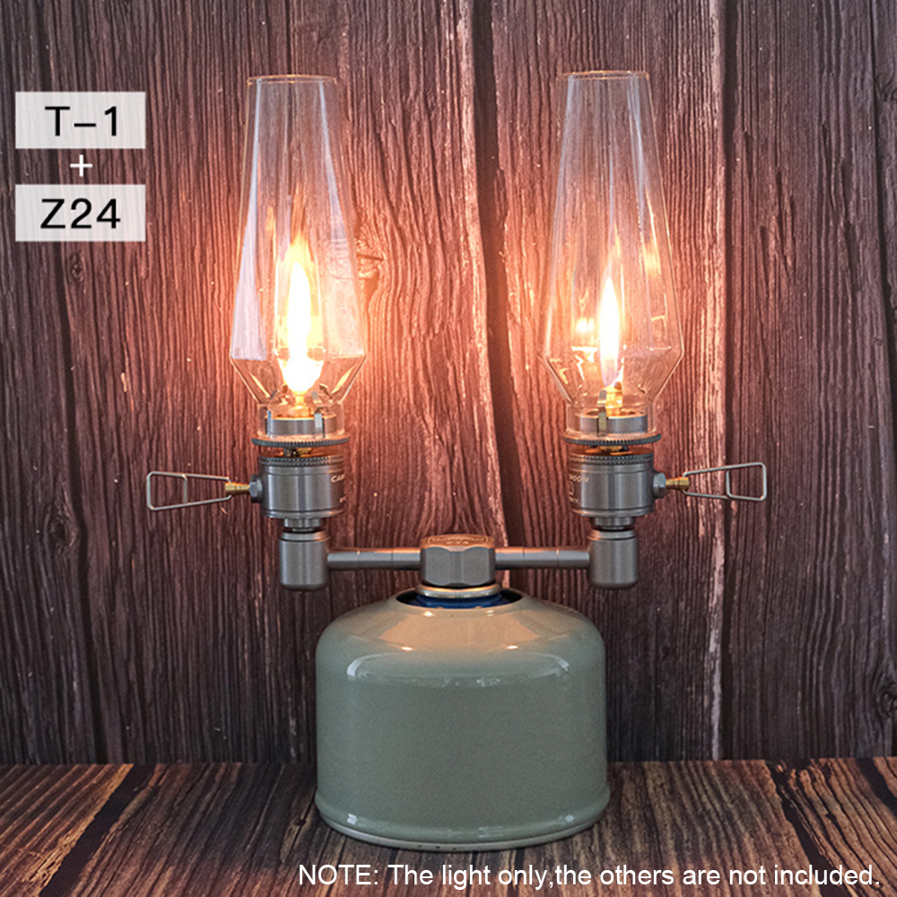 Lampe à bougie à gaz d'extérieur, lanterne de tente pour sac à dos, Camping, randonnée, pêche