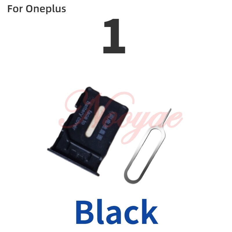 Novaphobat Nokia6.1 recambio de bandeja para tarjeta Sim para Nokia 5,1 6,1 6 6 7 8 Plus ranura para tarjeta Sim Adaptador ranura lector pista: for Oneplus 1 black