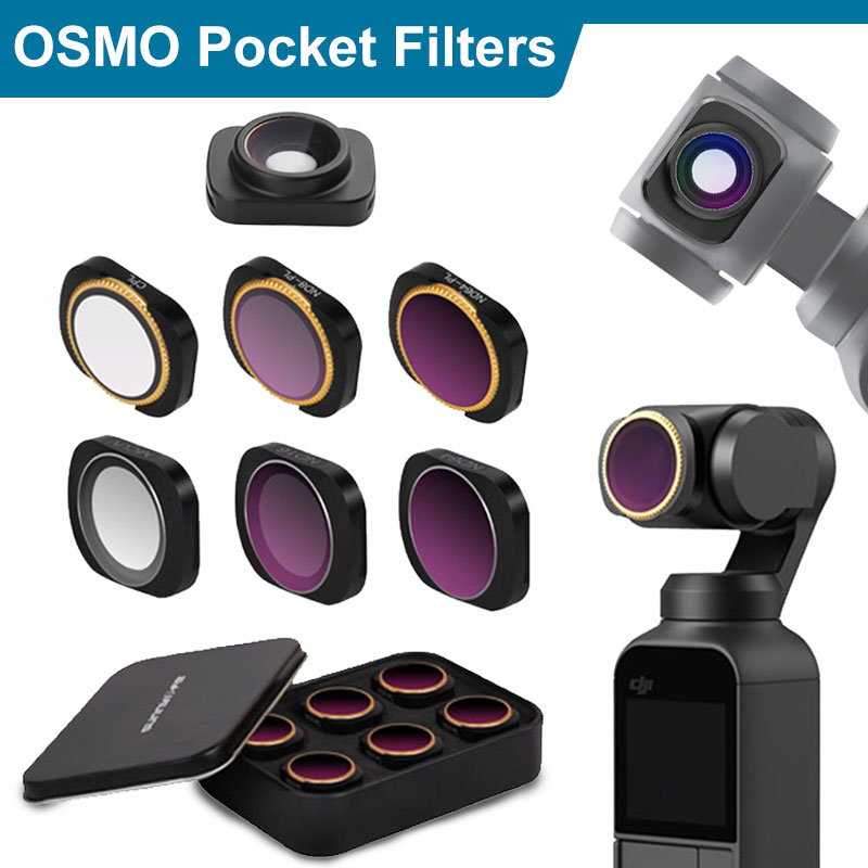MCUV CPL NDPL ND64-PL ND32-PL ND4 ND8 Camera Lens Filter Kit for DJI OSMO POCKET Gimbal Accessories DJI OSMO Pocket Filter