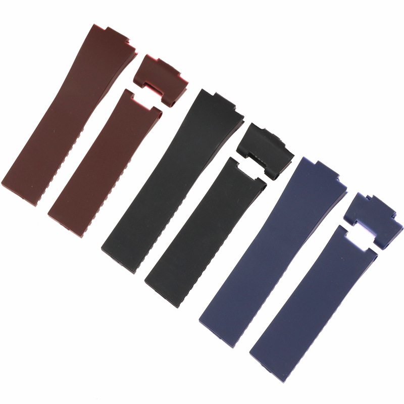 Siliconen horlogeband voor Athene Observatie Navigatie 113 Heren Dames Waterdicht Voor Ulysse Nardin Rubberen horlogeband 25 mm