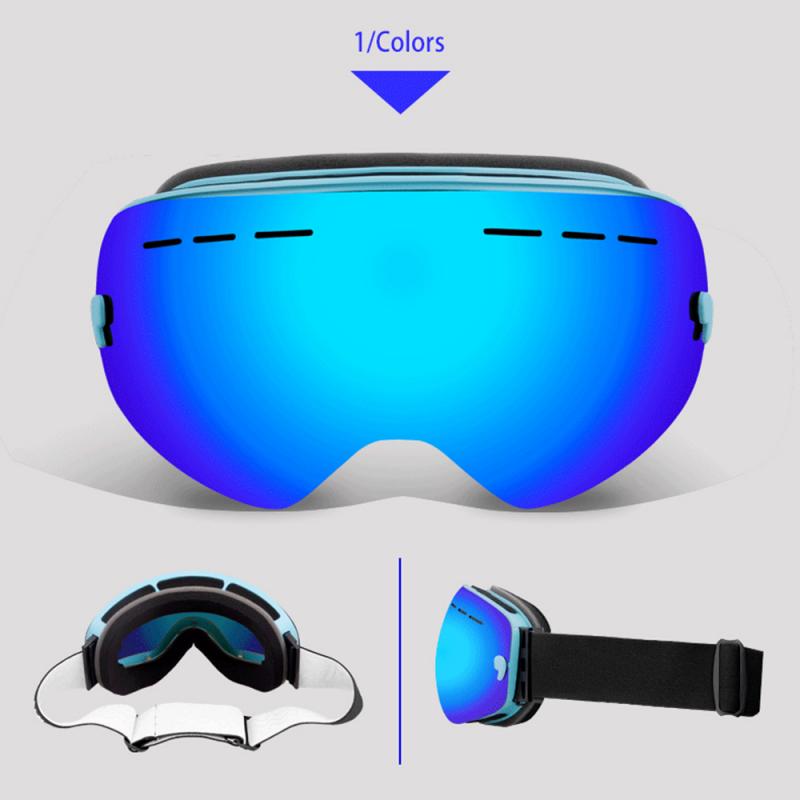 Ski Goggles,Winter Snow Sports Goggles with Anti-fog UV Protection for Men Women Youth Interchangeable Lens - Premium Goggles SD: Blue