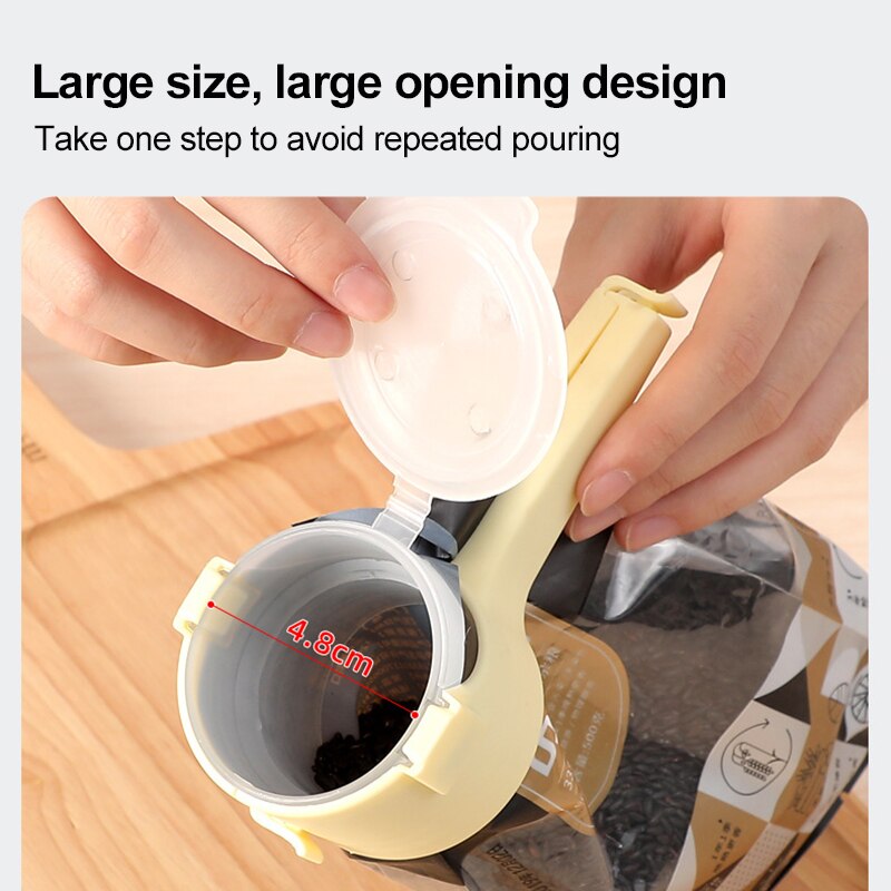 Portable Household Food Sealing Clip Sealing Machine Moisture Proof Food Storage Bag Clip Food Sealing Clip Kitchen Tools TSLM1