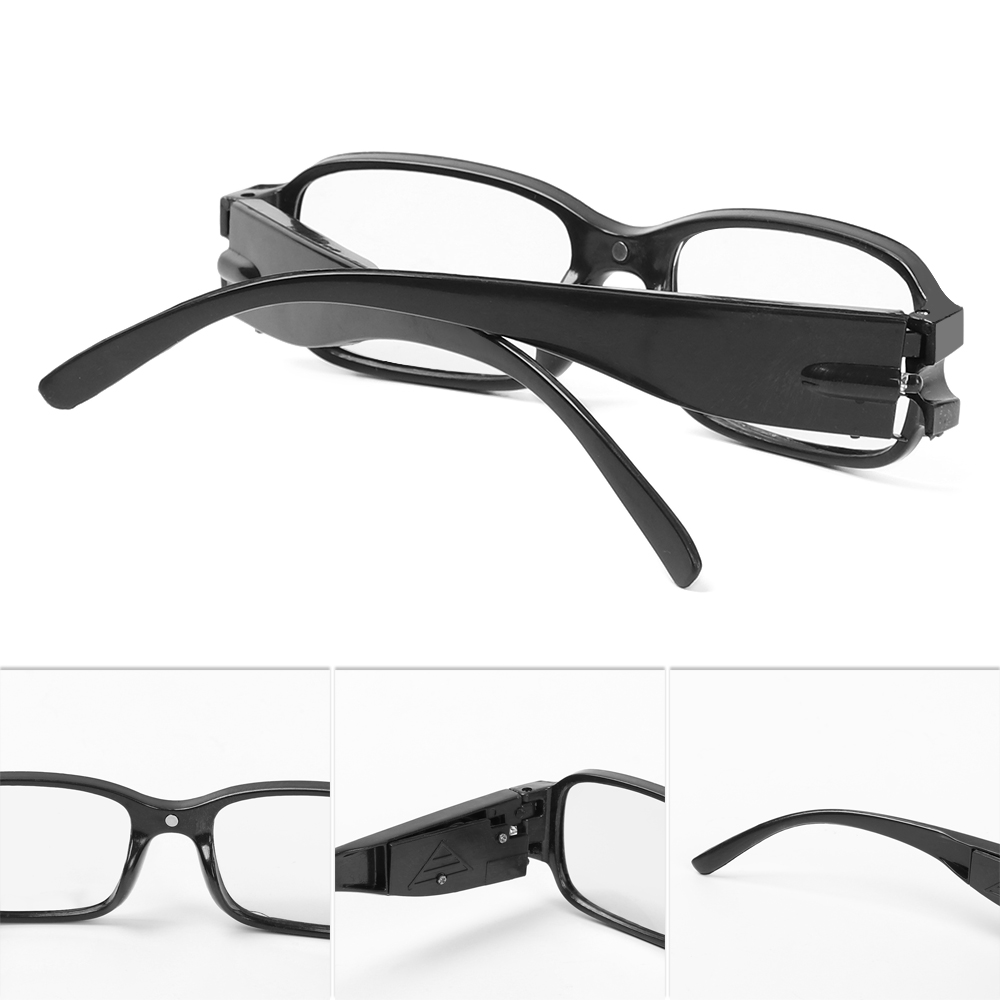 Ledede læsebriller mænd kvinder justerbar magnetisk sundhed uv-beskyttelse dovne briller læsebriller
