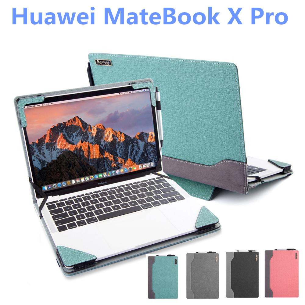 Najnowsze etui na laptopa 2020 do Huawei MateBook X Pro 13,9 cala stojak na notebooka pokrywa ochronna torba z rękawem