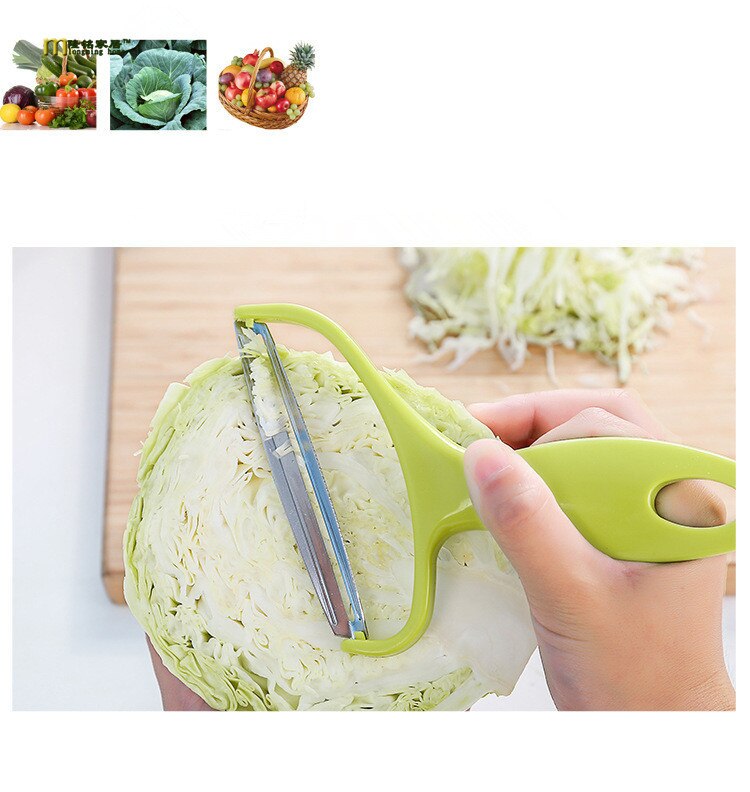 1 Pc Rvs Groente Dunschiller Kool Rasp Slicer Cutter Kool Dunschiller Salade Cutter Ok 0463