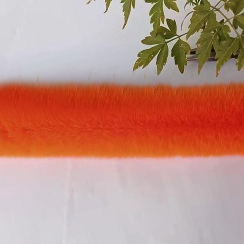 1M Verdikte Kunstmatige Konijnenbont Trim Kleding Accessoire Faux Fur Strips Voor Trui Jas Hood Hat Diy Pluizige Kledingstuk materialen: Zilver