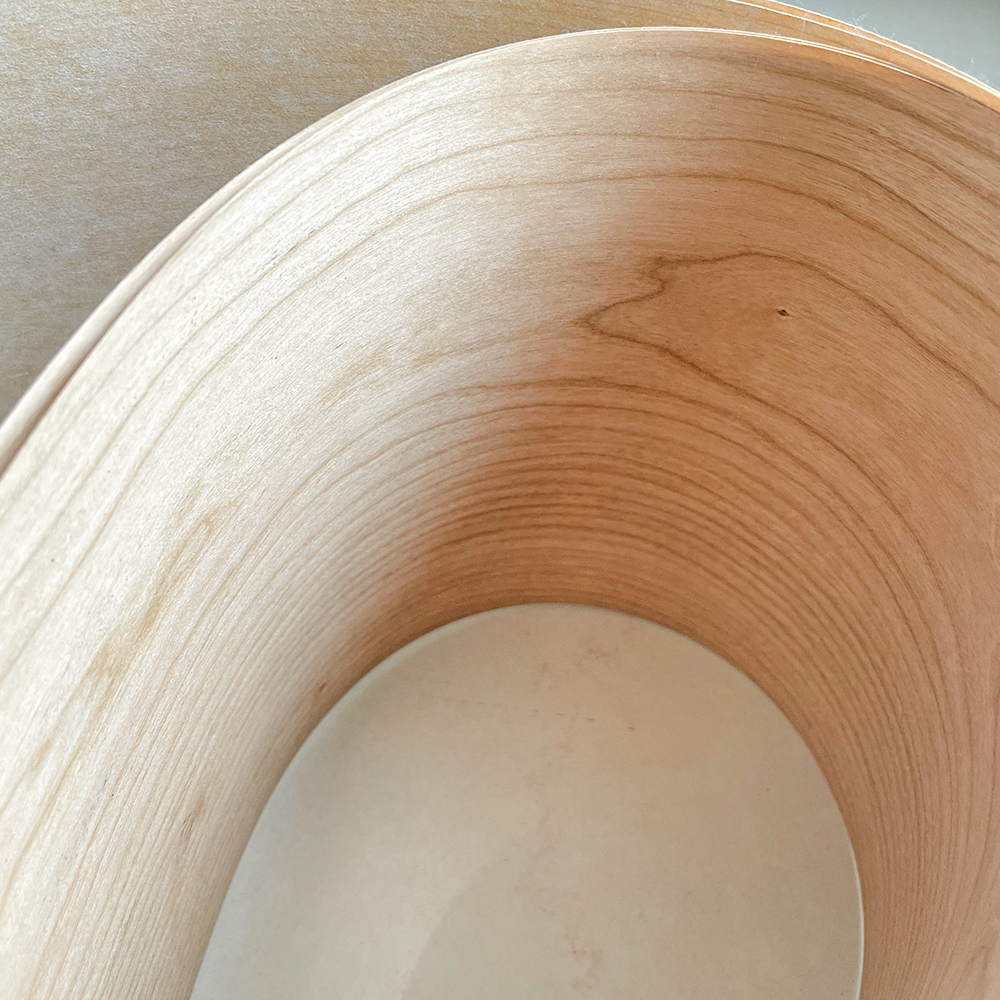 OMUKI Naturalny fornir brzozowy Cienkie kawałki drewna Ręcznie robione DIY Odnowione meble Drzwi Głośniki gitarowe Drewniane rękodzieło