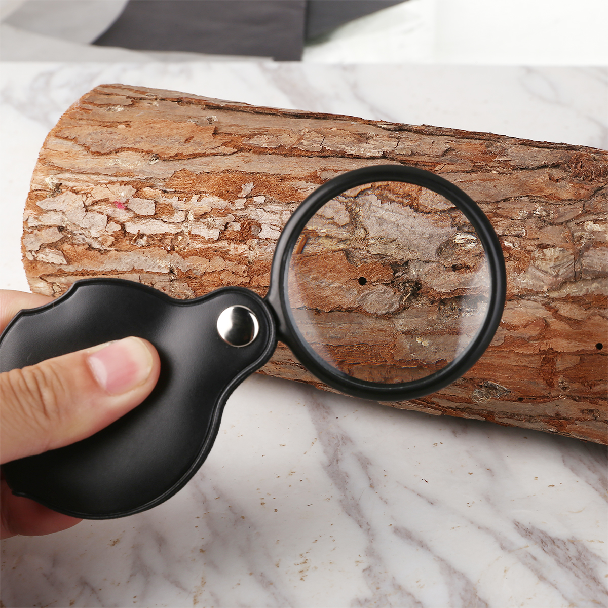 Draagbare 5-10X Vergrootglas Pocket Handheld Vergrootglas voor Sieraden Krant Boek Lezen 50mm Eye Loep Glas Tool