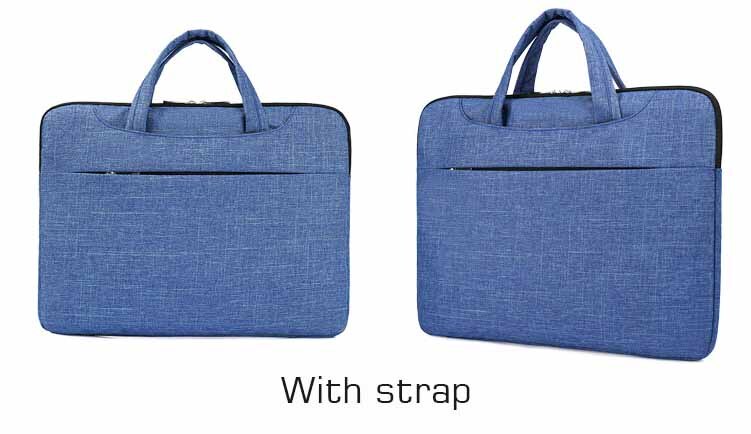 Crossten 15.6 inch Laptop Briefcase Men Women Waterproof Handbag Large Capacity Portable Thin Super slender Messenger bag: C Blue