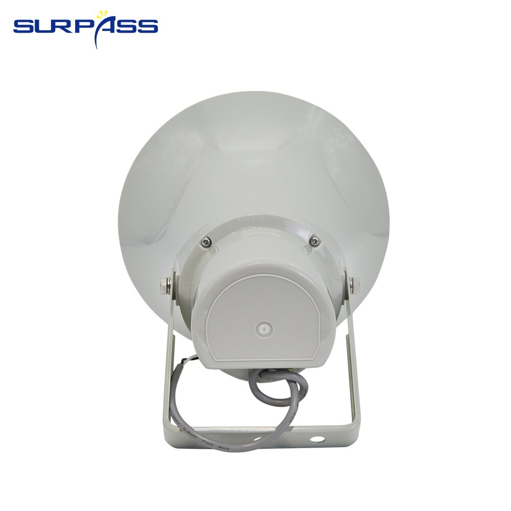Waterproof IP66 Horn Speaker Outdoor PA Speakers Broadcasting System 30 Watts Loundspeaker ABS Bugle Audio 8Ω for Studio