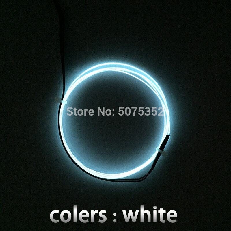 GZYUCHAO EL 1.3mm Flexibele EL Draad Touw Waterdichte EL Buis Neon Led Licht Kabel DIY Materiaal Voor House Party decoratieve