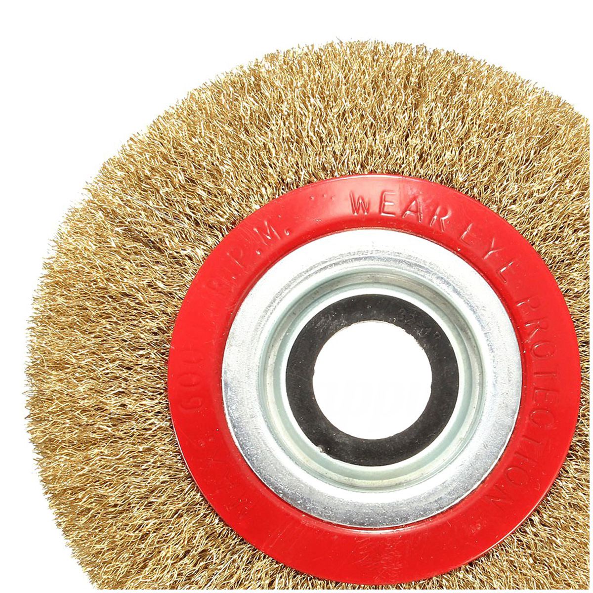 Wire Brush Wheel for Bench Grinder Polish + Reducers Adaptor Rings,6inch 150Mm