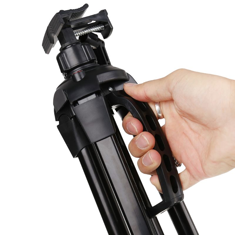 Trépied En Alliage D'aluminium Réglable - Pour Lampe De Camping, Appareil Photo, Diffusion En Direct - Avec Piquets De Sol