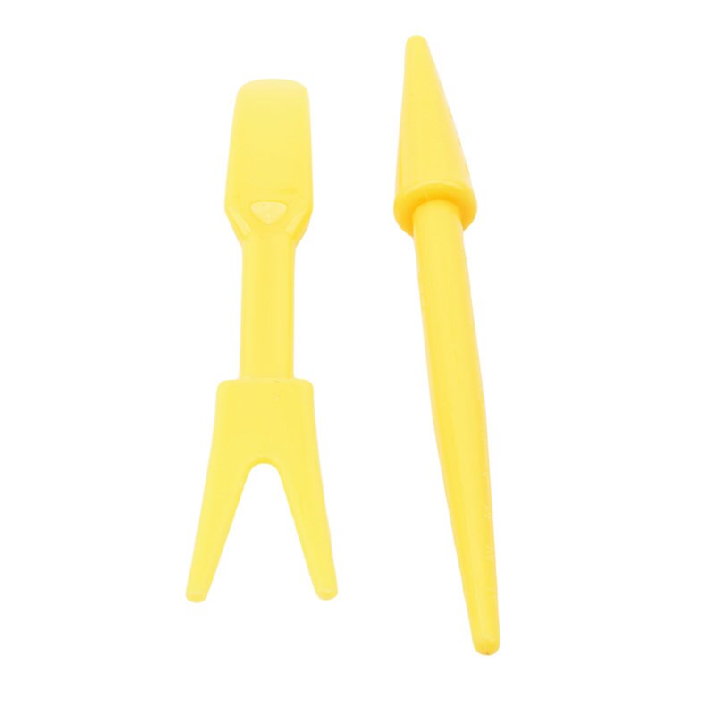 Garden Transplanting Planting Tools Kit Mini Seeder And Plant Migration Tool Nursery Plant Seedling Cultivate Tools: yellow