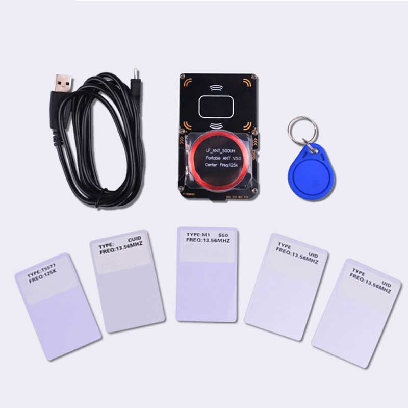 512m Proxmark3 NFC RFID Card Reader Copier Changeable Card MFOC Card Clone Crack Open Source with 13.56mhz Label