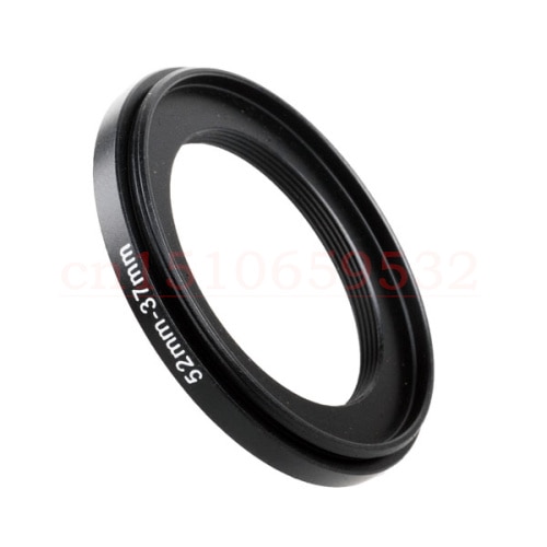 10 peças 52-37mm metal de alumínio venda adaptador de filtro de anel de 52mm-37mm 52-37