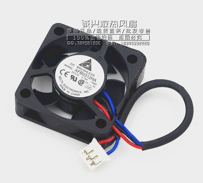 Delta afb 0312ha 3010 30mm 3cm 12v 0.15a tyst fläkt notebook fläkt cpu kylare fläkt kylfläkt 2/3 tråd