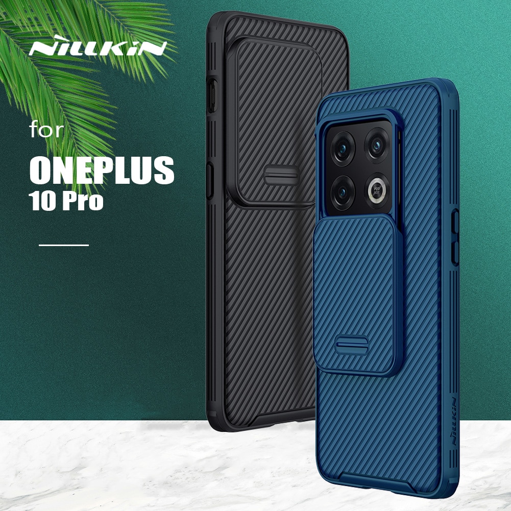 Voor Oneplus 10 Pro Case Nillkin Camshield Case Slanke Slide Camera Case Ultradunne Back Cover Voor Een Plus 10 Pro Lens Case